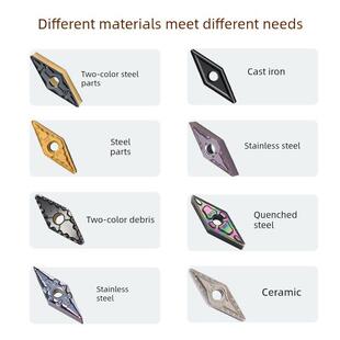 35度菱形数控外圆车刀片VNMG160404不锈钢160408铸铁钢件淬火钢12