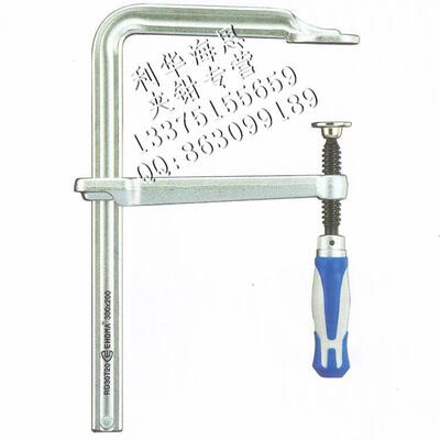 台湾EHOMA爱赫玛F型夹钳夹具长喉深旋转塑柄夹钳REG40C～RD100T25