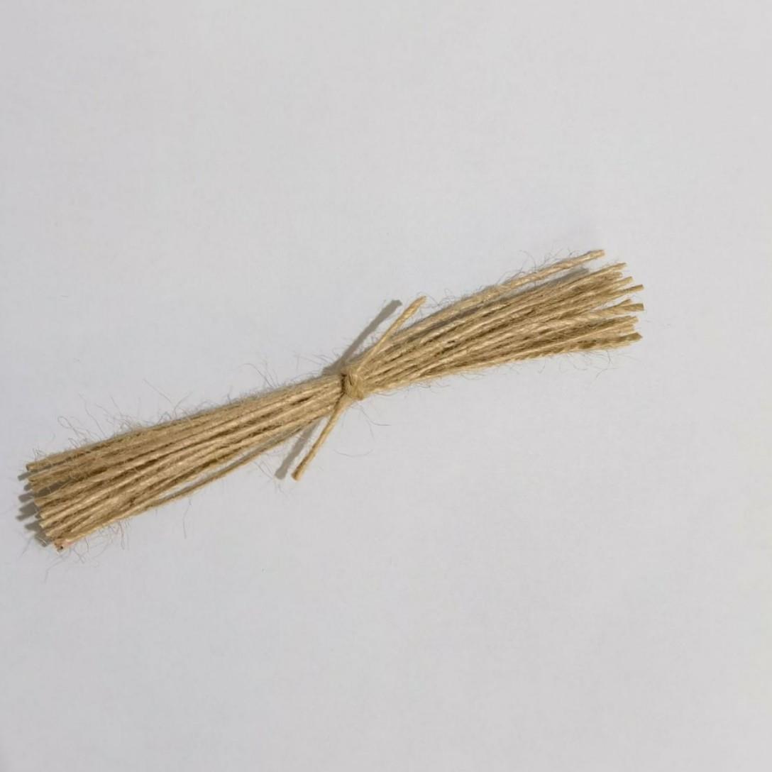 吊牌绳剪切麻绳细麻线服装挂牌挂签绳吊牌装饰品手工标签棉绳绳子