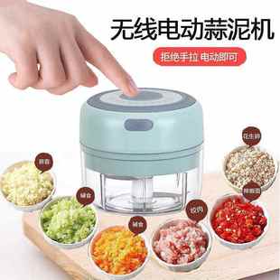 电动打蒜器 捣蒜泥神器拉蒜搅蒜器全自动蒜蓉器大蒜搅机绞肉机