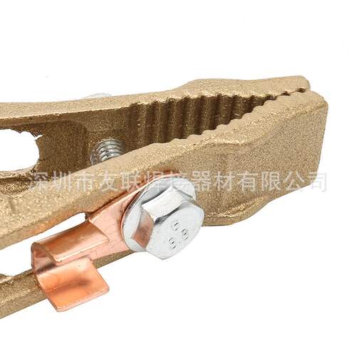 新款直销260A纯铜加厚切割机氩弧焊等离子地线夹电焊钳铜接地 跨