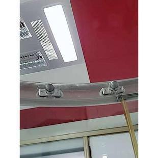 滑轮圆弧形浴室玻璃轨道轮子滚轮五金配件全套 淋浴房移门滑轮老式