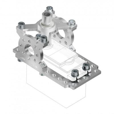 5202标准尺寸舵机承重骨骼兼容LEGO/gobilda/TETRIX/FTC/机器人