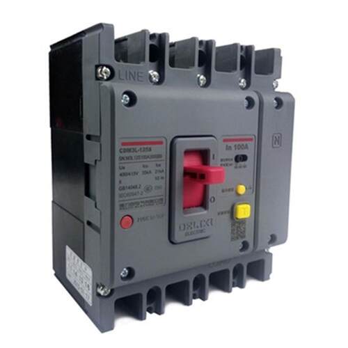 塑壳漏电断路器CDM3L-125C/4300/3P/4P配电箱三相四线空开630A