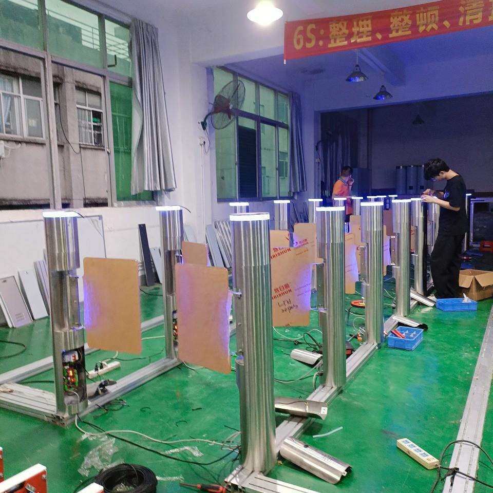 超市入口门单向通行 商场超市自动红外感应门摆闸开门超市入口门