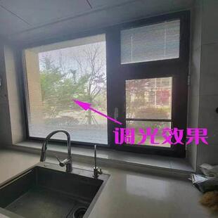 工厂直发单玻磁控百叶窗帘厨房卫生间遮光隔热防窥内置中空内开窗