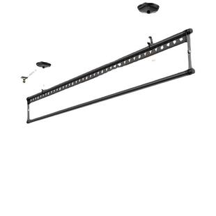 单杆晾衣架升降手摇器阳台单排晾衣杆单根式手动小晒衣架单杠东龙