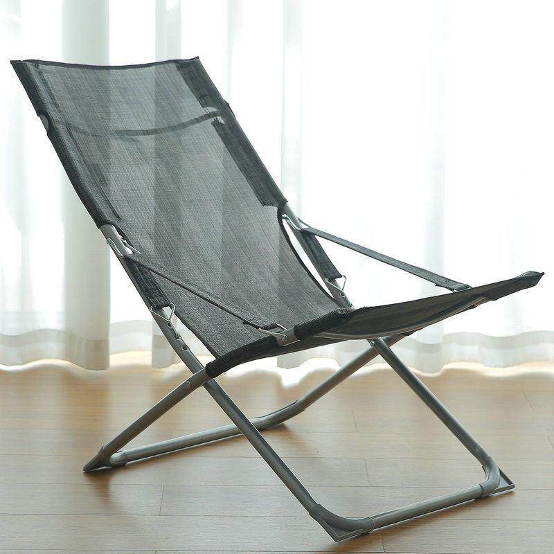 小型躺椅折叠午休睡椅办公室家用阳台休闲椅调节方便懒人户外椅子