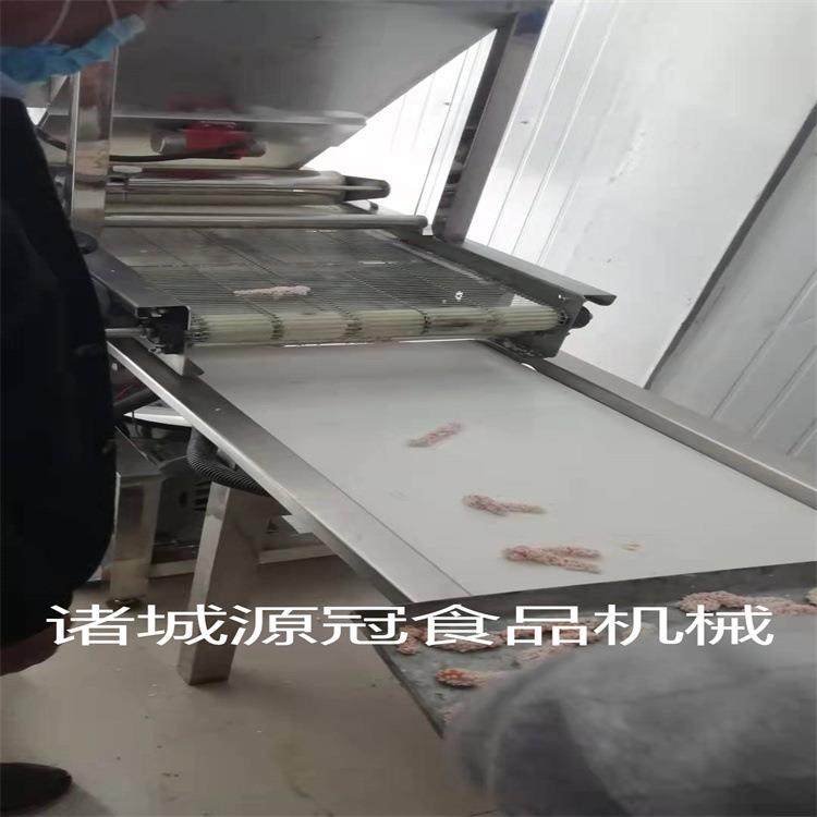 多功能鸡米花裹粉机 连续式带鱼段鸡柳鸡排上粉机 雪花片粘粉机