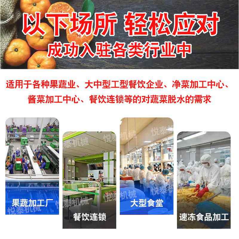 卜商用蔬蔬菜离心菜瓜果甩干胡机全自动叶菜萝丝水脱水机离心式机
