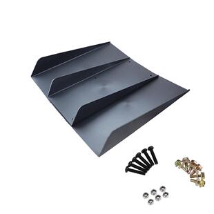 汽车黑色ABS通用型后保险杠扩散器散热片扰流板装饰鳍22“x21”
