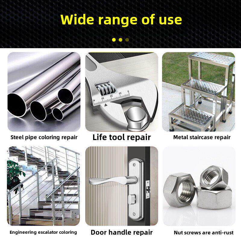 镀铬自动手摇自喷漆不锈钢镀络镀锌电镀银色油漆金属漆防锈镀铬漆