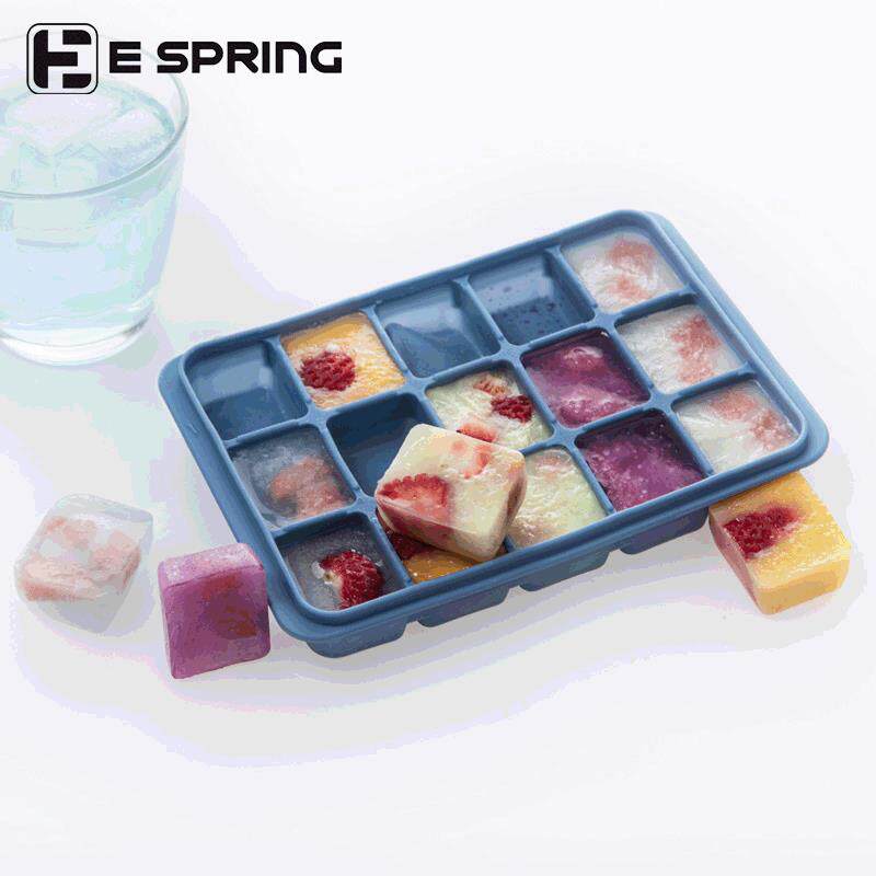 15连硅胶辅食盒冰块模具创意DIY冰盒辅食盒冰冻易脱模膜具