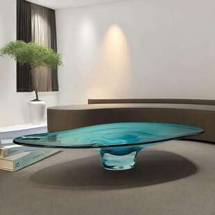 意式轻奢餐厅玻璃水果盘软装饰品餐厅吧台柜客厅茶几干果托盘摆件