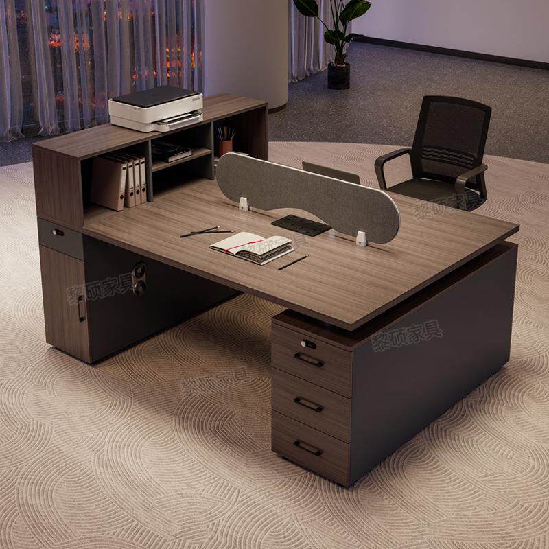 职员屏风办公桌椅组合员工位财务办公桌职员桌椅简约现代办公卡位