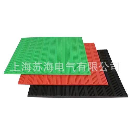 35kv绝缘橡胶板，20GDTkv绝条k缘橡胶垫 10胶v红绿黑纹橡绝缘垫