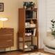 小书架一体靠窄边落柜客RJZWKSbf家用墙地置物架厅多层储物收纳柜