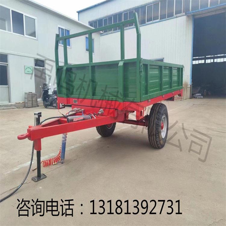 现货供应农用拖车 5吨自卸拖车 双轴三向左右后翻自卸农用拖车