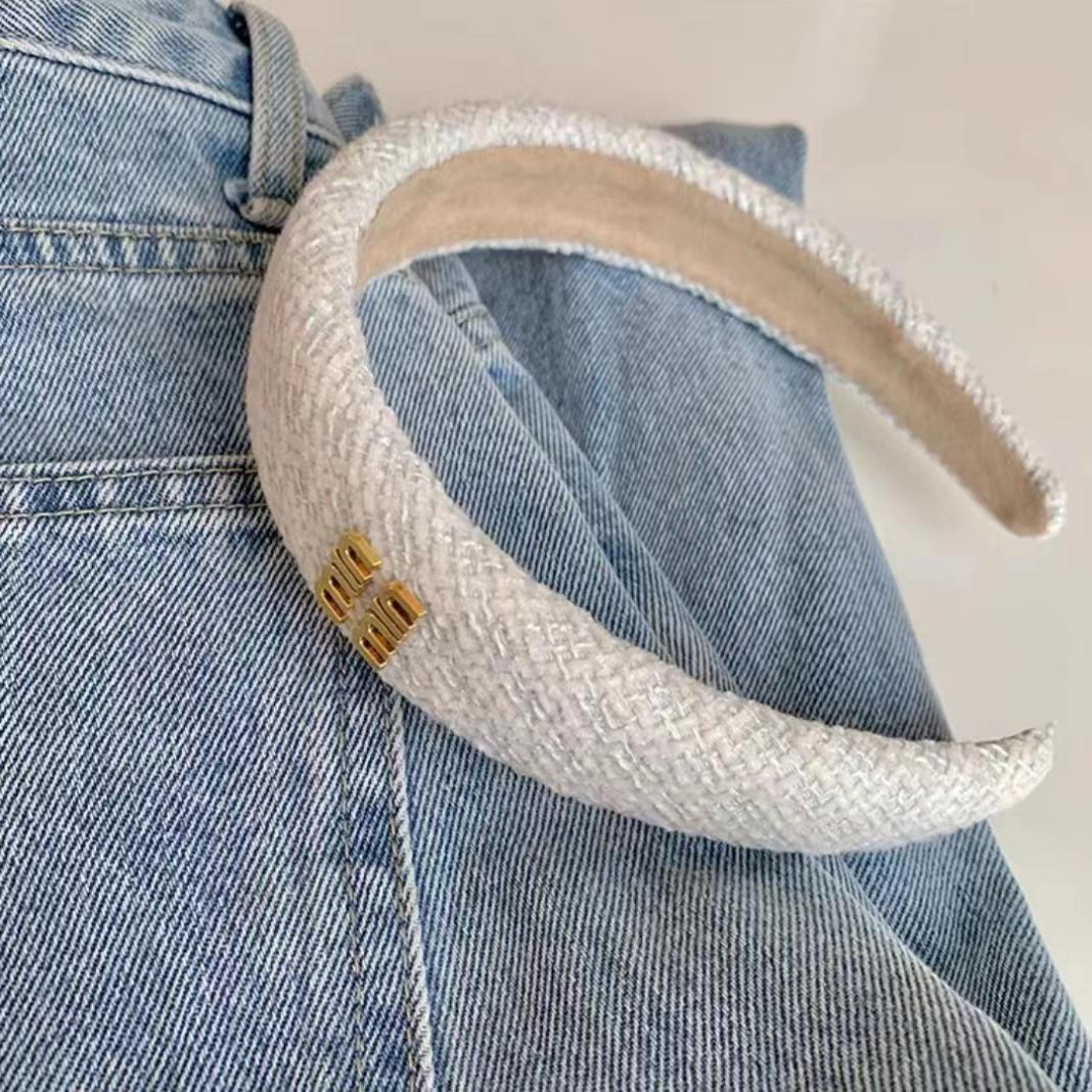 粉色高颅顶圣诞发箍女生小香风宽