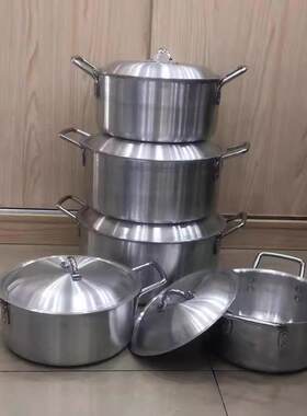 028L外贸套装Aluminum锅0285PCS大铝锅33CM36CM39CM42CM45