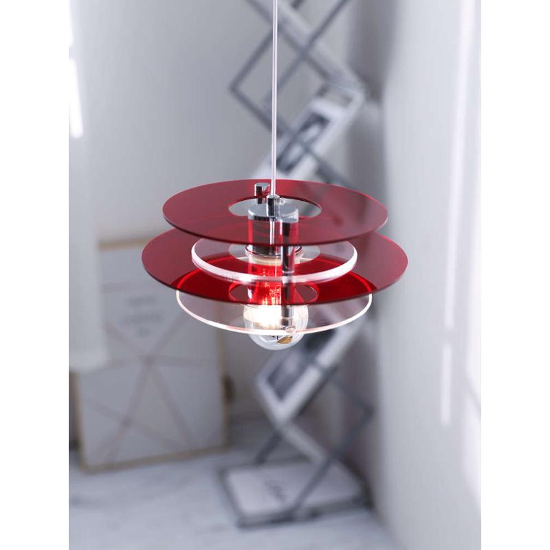 北欧丹麦侘寂风包豪斯设计师餐厅太空时代玄关吊灯PH中古床头吊灯