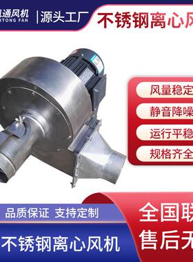 CF-11多翼离心风机不锈钢离心通风机发酵机排风机清洗机风机