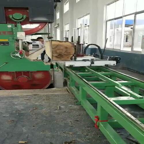 重型数控木工带锯自动木工跑车立式圆木电动大型木工带锯机跑车