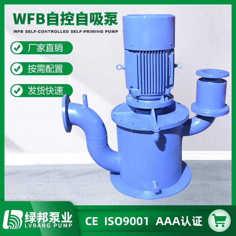 厂家供应WFB自控自吸泵立式不锈钢自吸泵吸程无密封自吸污水泵