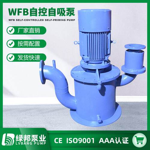 厂家供应WFB自控自吸泵立式不锈钢自吸泵吸程无密封自吸污水泵