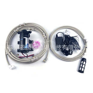 24v泵静音直流泵15m21头低压雾化造雾系统花园灌溉蹦床洒水降温