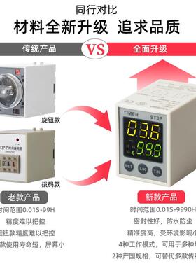 ST3P-AB通电延时控制器代替JSZ3循环220V定时器数显时间继电器