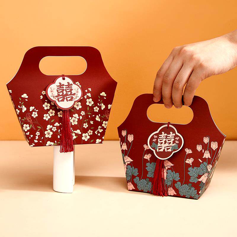 喜糖盒结婚喜糖盒子2025新款婚礼喜糖礼盒糖果包装袋子伴手礼空盒