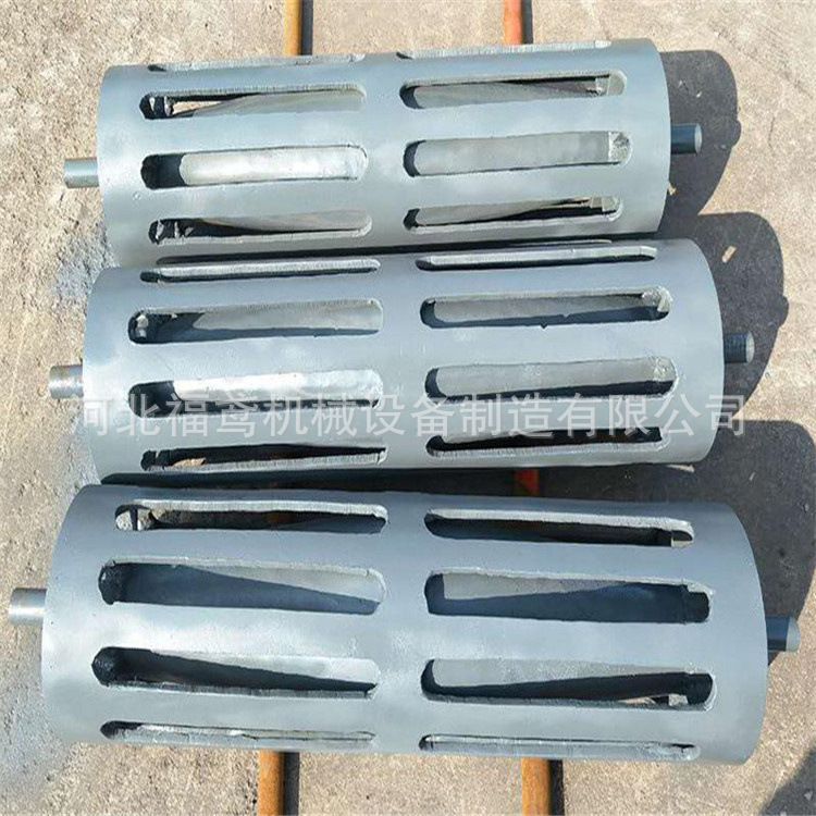 皮带机排渣滚筒笼式花篮矿用传动滚筒清扫改向排渣滚筒