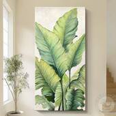 大芬村油画入户玄关装 饰画家大业大手绘油画走廊过道肌理画