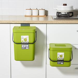 Wall Mounted Folding Waste Bin Kitchen Cabinet Hanging Trash