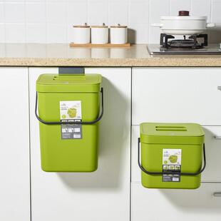 Waste Trash Wall Folding Cabinet Hanging Kitchen Mounted Bin