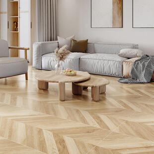直销新款日式鱼骨木纹砖600x1200全瓷仿实木瓷砖人字地砖客厅卧室