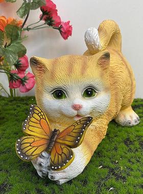 太阳能工艺品庭院灯树脂装饰摆件