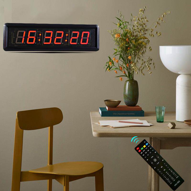 厂家鸿浩电子供应LED显示屏LED时钟倒顺计时1.8英寸6位红色.