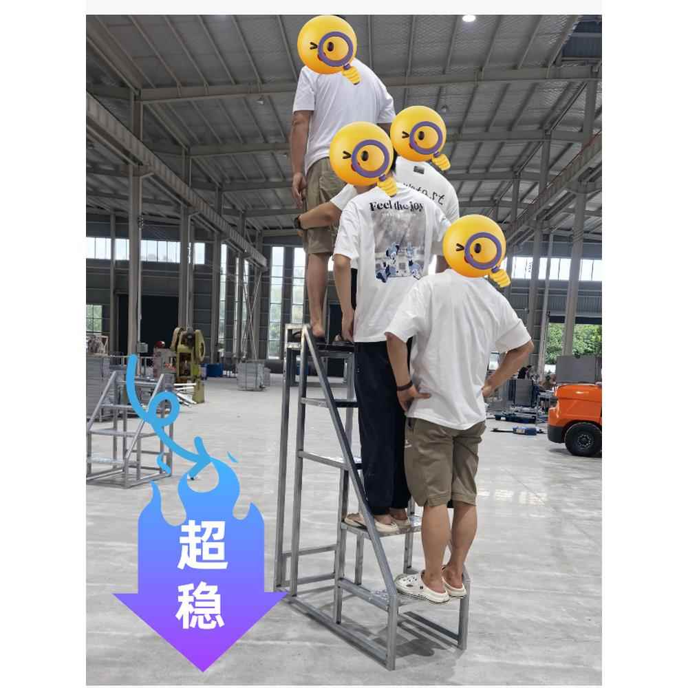 加厚踏步台两步三步四步登高梯工业踏台仓库理货超市登高梯