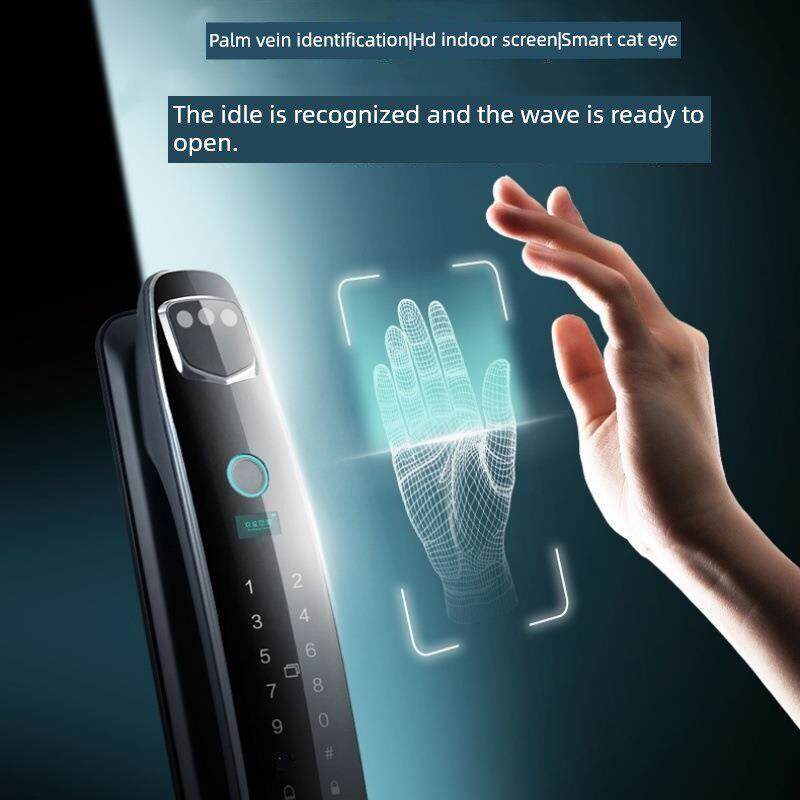 凯迪斯家居智能门锁防盗级锁芯3D人脸视觉猫眼密码掌纹指纹门锁