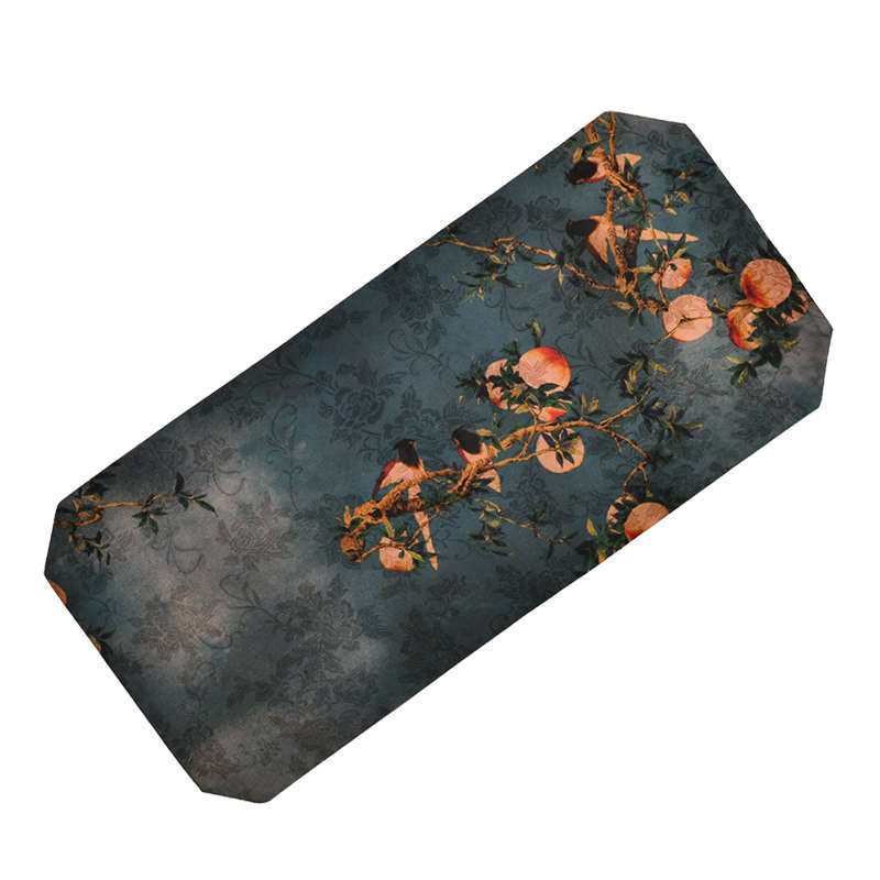 批发香云纱茶席桌旗禅意复古干泡垫高端中式茶桌布双面长条