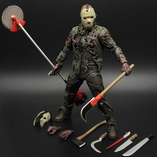 7寸杰森手办猛鬼街弗莱迪 鬼娃可动人偶手办摆件小丑回魂惊声尖叫