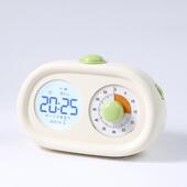 双屏可视化计时器闹钟儿童学生间管理功多能静音走时律定自时OS60