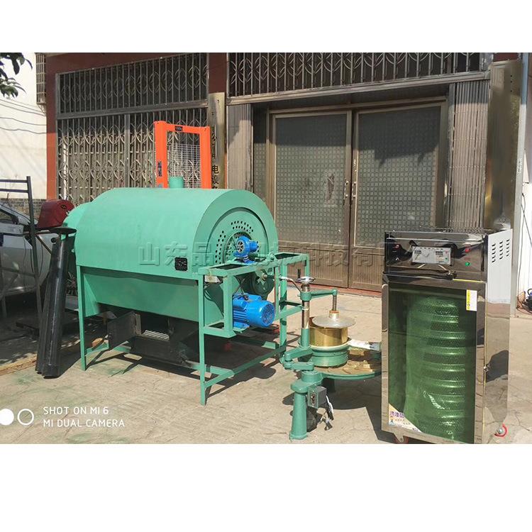 滚筒茶叶炒茶机茶叶杀青烘干设备茶厂流水线杀青机茶叶色泽好