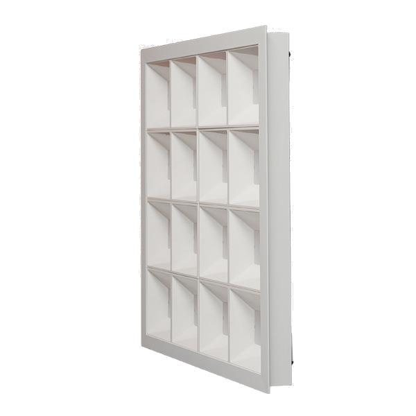 面板灯格栅灯防眩工程办公照明600*600方形长形灯具格子40W80W