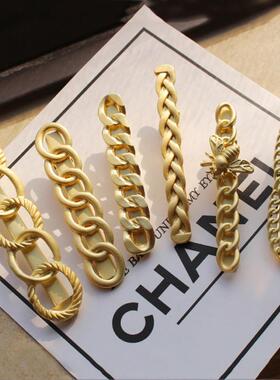 Hot Selling Fashion Acrylic Metal Chain Hair Clip Pin Barret