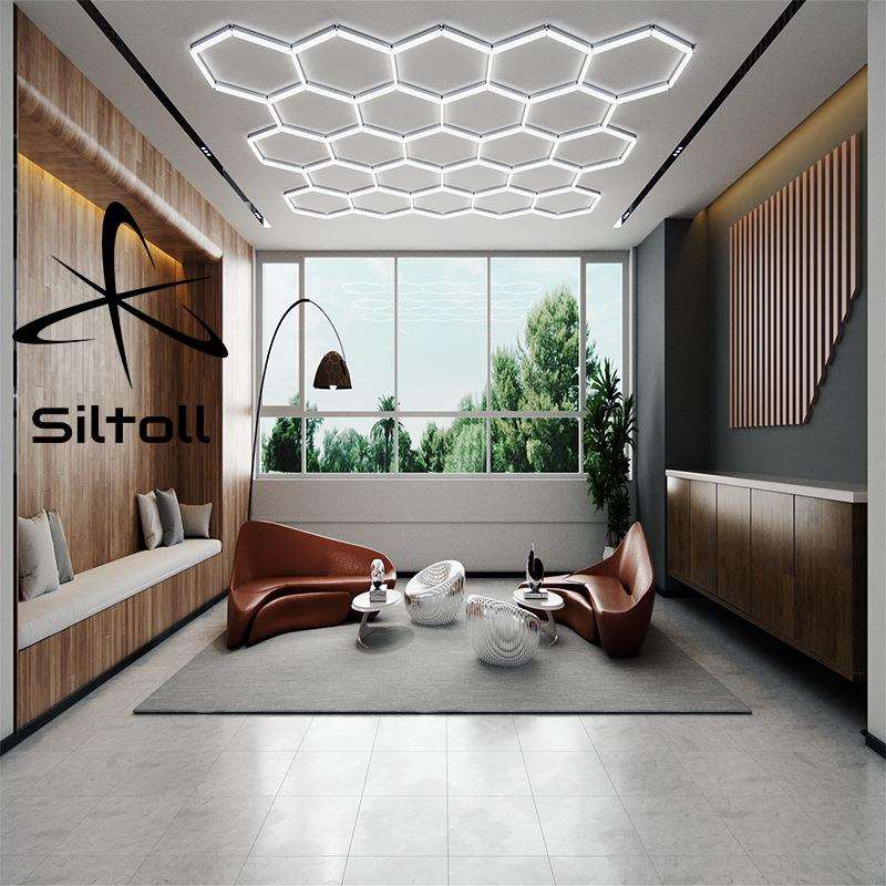 SILTOLL现代简约led氛围装饰灯卧室房间彩灯办公室自由造型灯