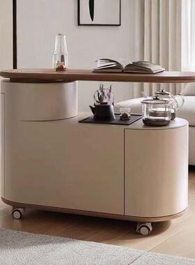 奢移动客可厅式茶几茶台KLS泡茶板一体多功能家轻用旋转设计感小