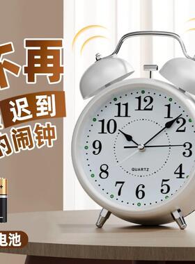 床头小学生自律起床闹钟强力叫醒学生专用神器2026新款初高时钟表